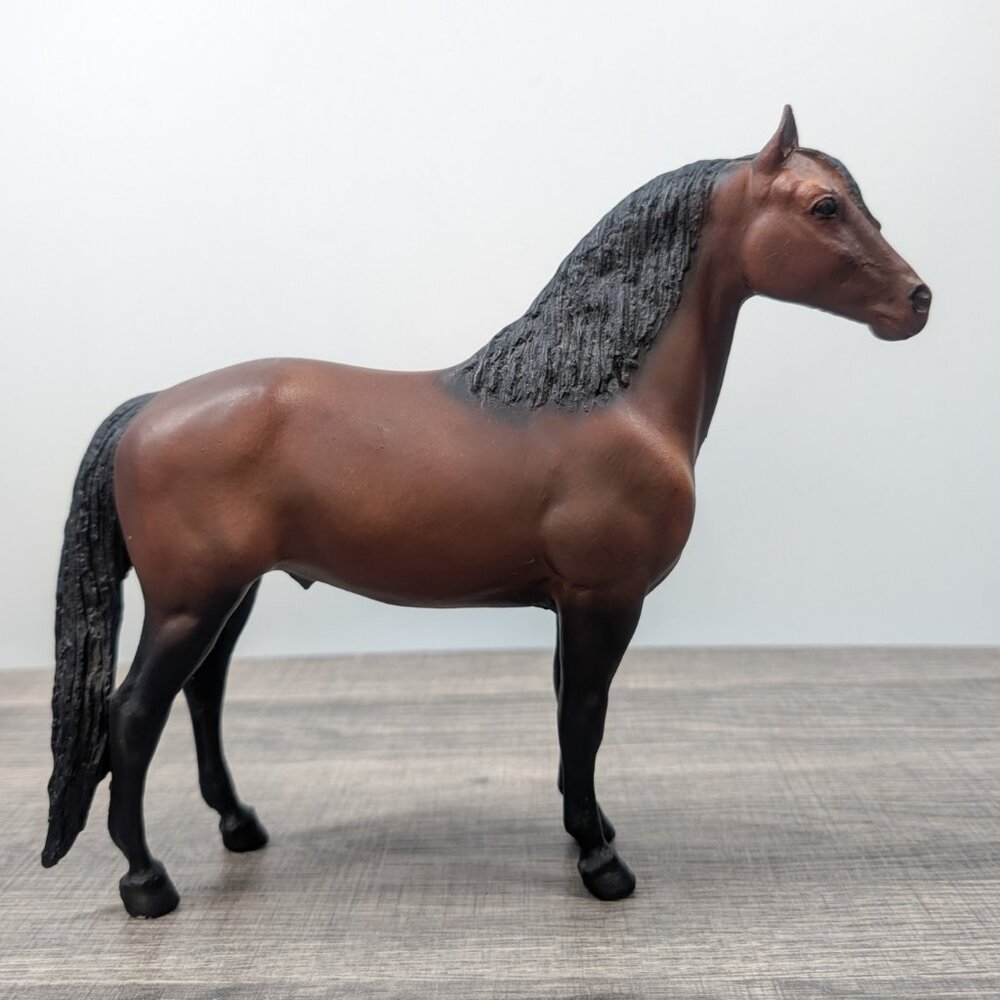 Vintage Breyer 1960's‎ Horse Black and Dark Brown Collectible 60s Deadstock